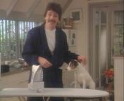 De man met de snor en zijn hond