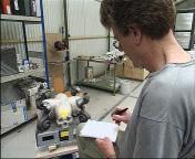 Shot van de werkzaamheden