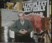 Shot uit een interview met Joris Ivens (1972)