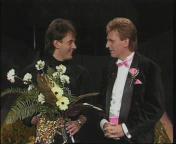 Hennie Huisman met één van de deelnemers