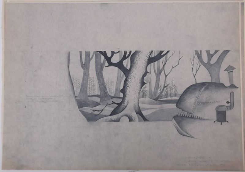 Bestand:Achtergrond, opengewerkte schoen NCRV 15-12-1957.JPG