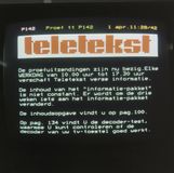 Teletekstpagina 1 april 1980 (bron: Fotoarchief Beeld en Geluid)