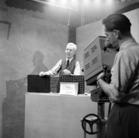 het oer-televisie apparaat