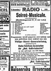 NRC met programma-aankondiging (bron: Fotoarchief Beeld en Geluid)