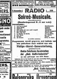 NRC met programma-aankondiging (bron: Fotoarchief Beeld en Geluid)